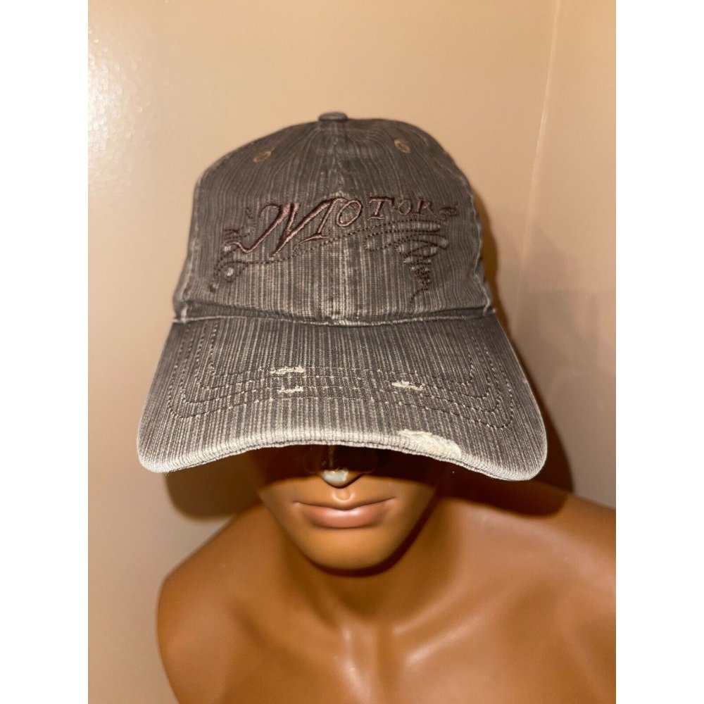 Motor Headwear Snapback Trucker Baseball Hat Adult Adjustable Gray Logo Cap